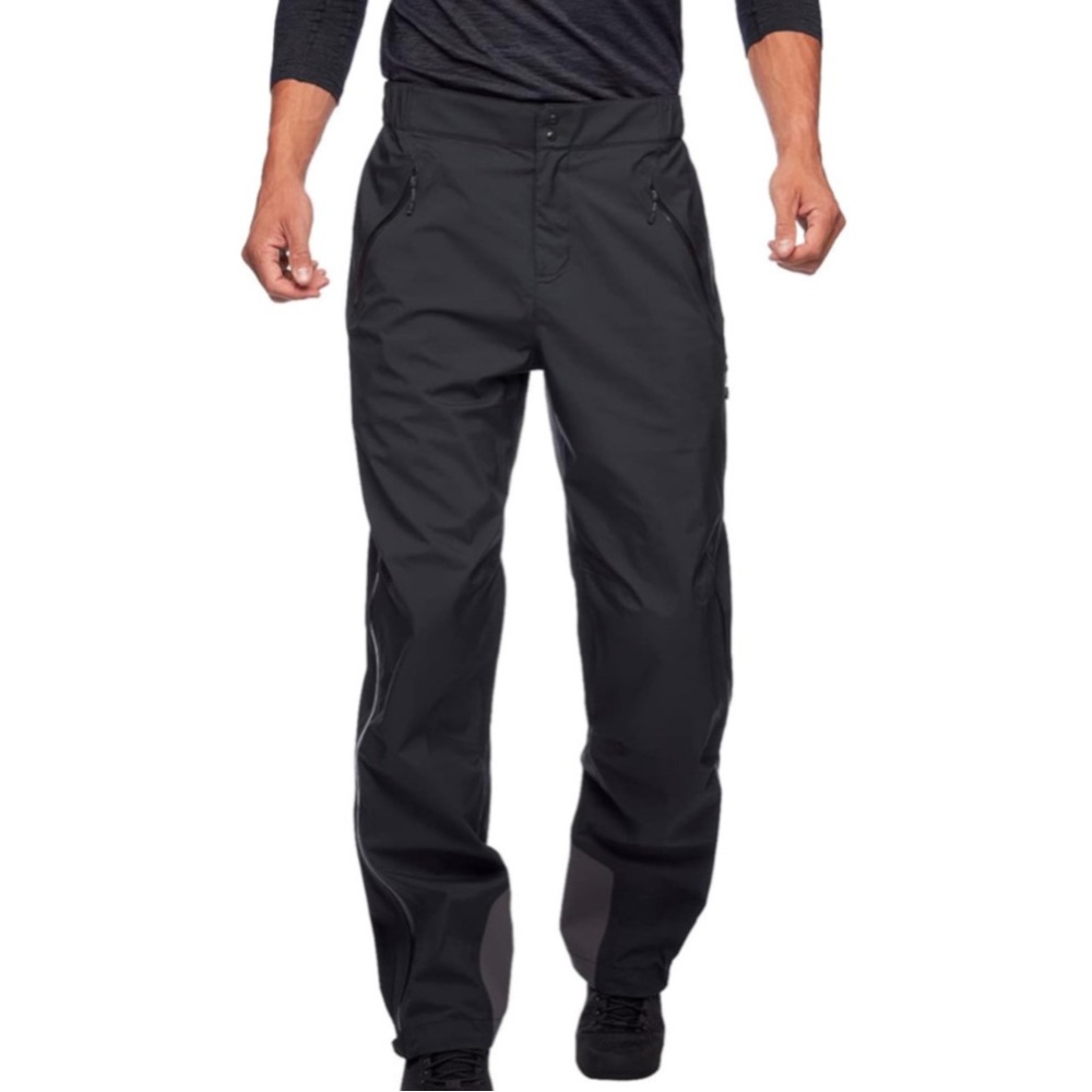 Black diamond Men's high line stretch pants sz XL Black Outdoor lightweight NWT